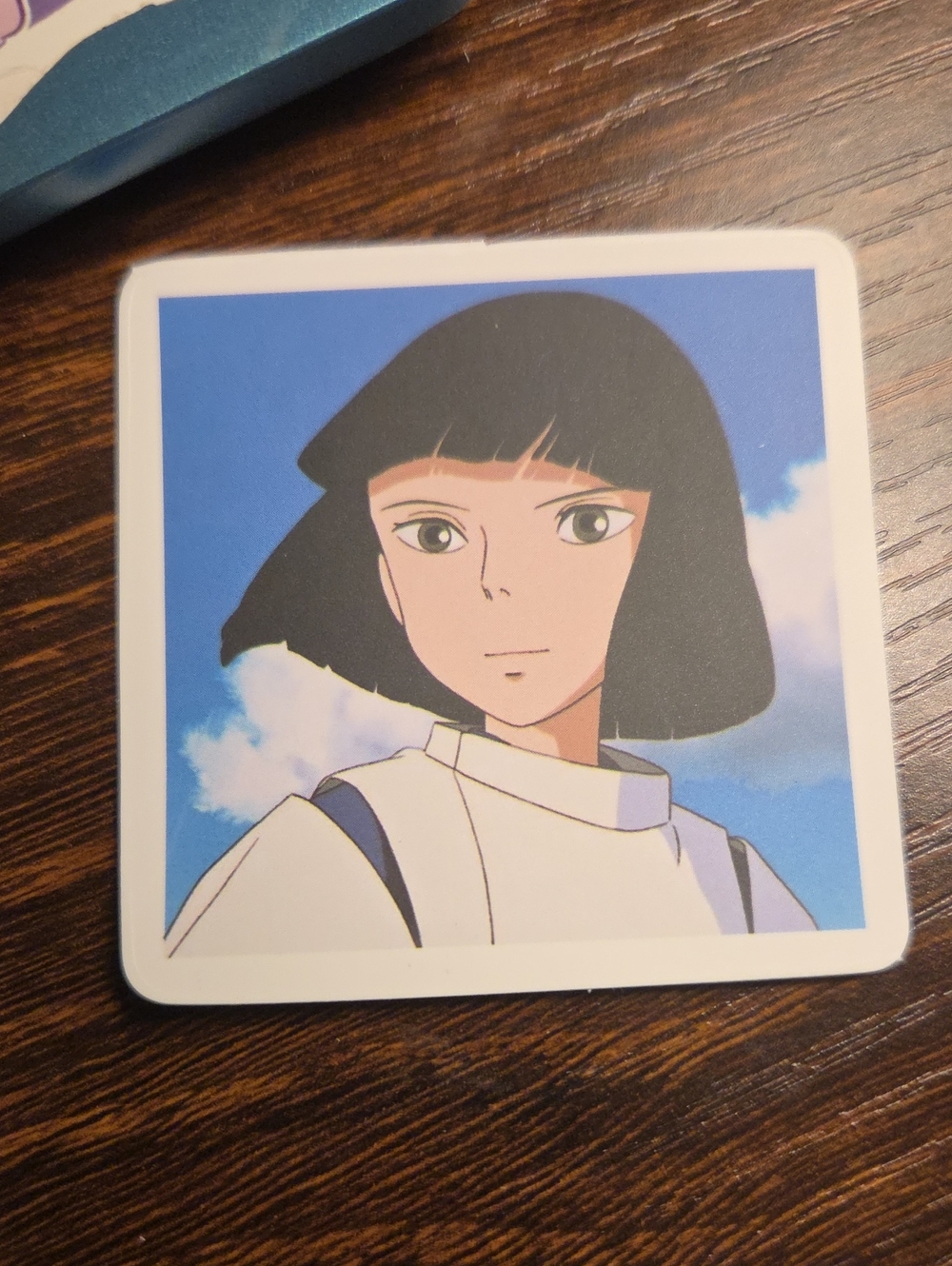 Studio Ghibli Inspired Blue Sky Art Print - Home Art